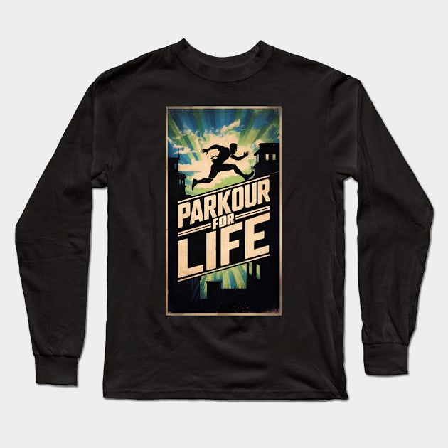 Parkour for life Long Sleeve T-Shirt by Skiss store